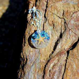 Pendentif "Only star" - bijoux galatée merveilles - pendentif de sirène - bijoux de sirène - bijoux coquillage - bijoux fantaisies - colliers de sirène