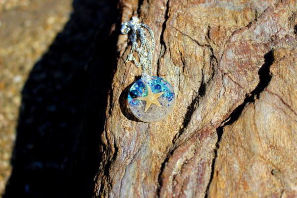 Pendentif "Only star" - bijoux galatée merveilles - pendentif de sirène - bijoux de sirène - bijoux coquillage - bijoux fantaisies - colliers de sirène